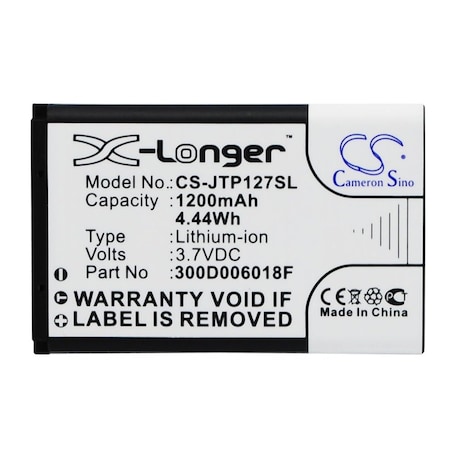 Bsc Preferred Caliber DAB+FM Receiver HPG 316D Mobile Phone Replacement Battery CS-JTP127SL.4